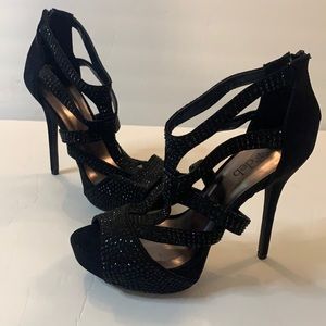 Deb 7.5 black high heels